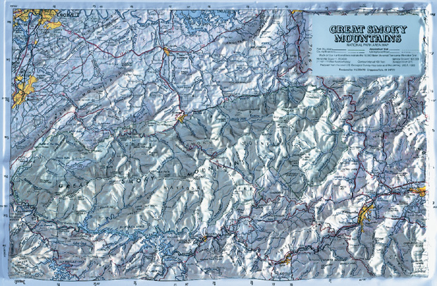 Hubbard Scientific Raised Relief Map 5395